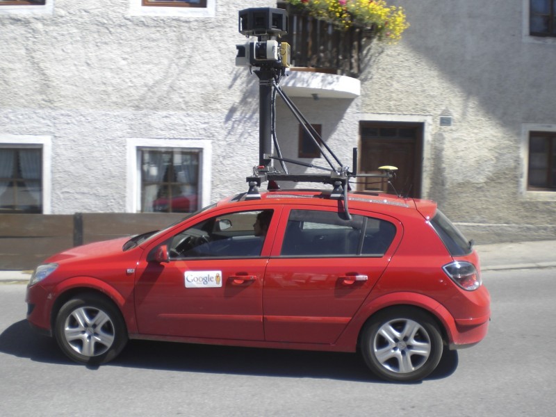Das Google Streetview Auto in Ehrwald/Österreich!